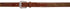 1 1/2" Brindle Hair Leather Belt