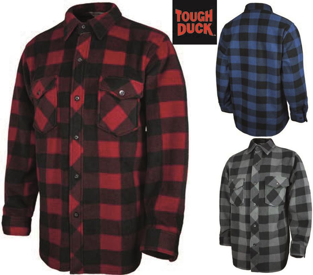 Tough Duck Plaid Solar Fleece Shirt | ruggednorth.ca