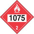 Propane Sticker: Hazard Class 2