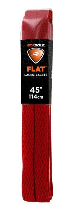 Sofsole Flat Laces 45" Red