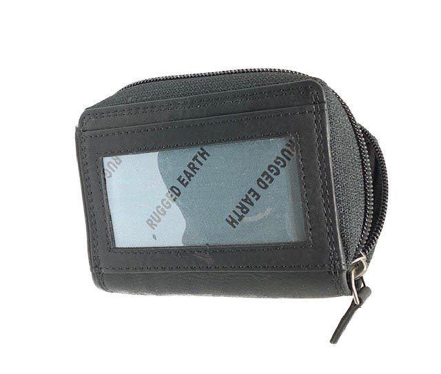 Rugged Earth Black Cardholder w/ Zipper #3