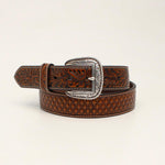 Ariat Basketweave Floral Belt | ruggednorth.ca