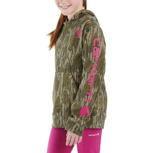 Carhartt Girls Bottomland Camo Hoodie | ruggednorth.ca