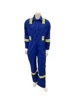 Wildrose Garments Blue Striped P/C Coveralls | ruggednorth.ca