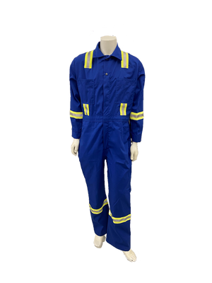 Wildrose Garments Blue Striped P/C Coveralls | ruggednorth.ca