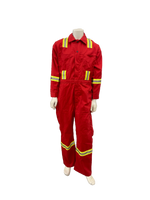 Wildrose Garments Red Striped P/C Coveralls | ruggednorth.ca