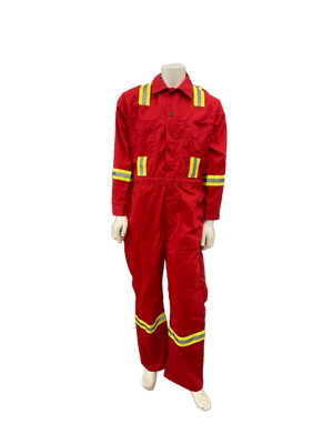 Wildrose Garments Red Striped P/C Coveralls | ruggednorth.ca