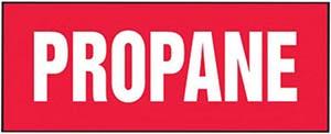 Propane Safety Sticker
