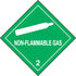 Non-Flammable Gas Sticker