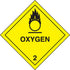 Oxygen Sticker: Hazard Class 2