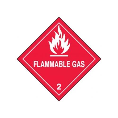 Flammable Gas Sticker
