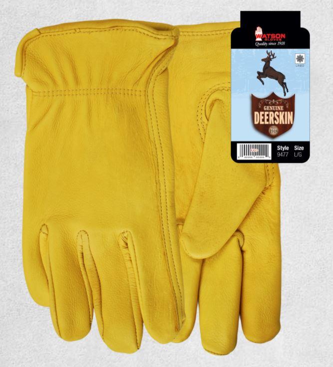 Watson Deerskin Fleece Lined Gloves