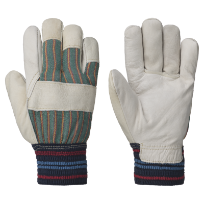 Cowgrain Gloves w/ Knit Wrist