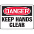 Danger Keep Hands Clear Sticker