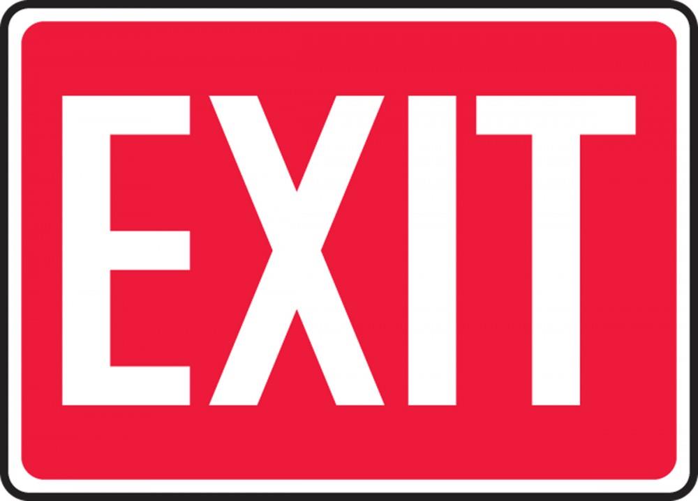 Exit Sticker