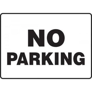 No Parking Sticker
