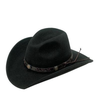 Twister Black Felt Cowboy Hat